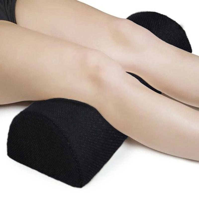 Semicircle Foot Rest Pad Slow Rebound Leg Pad Office Ottoman Pregnant Woman Side Sleeping Knee Pillow Footrest Massage Support
