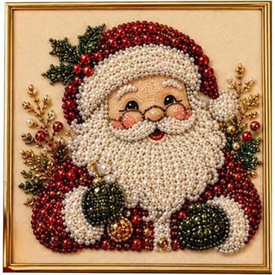 Diy Christmas Pearl Diamond Painting Art,Christmas Pearl Painting For Adults And Beginners, 3D Diamond Painting