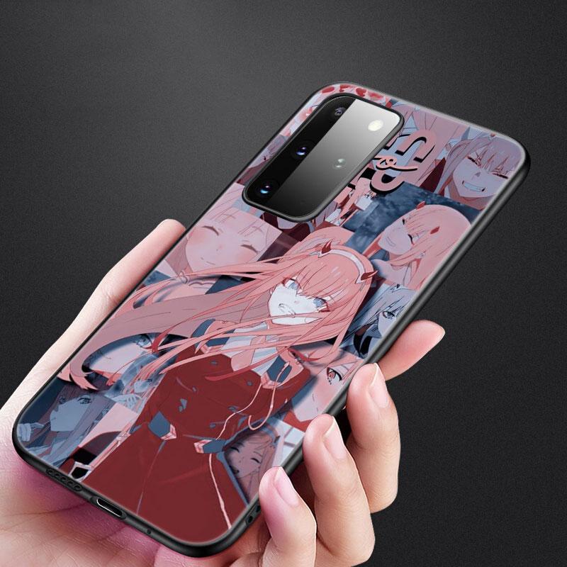 Zero Two Darling in the FranXX Anime-Hülle für Samsung Galaxy S20 S21 FE S10 Lite Note 20 10 Lite S8 S9 S10E S10 Plus Ultra Cover