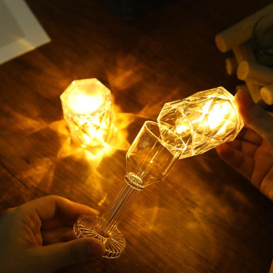 Night Light High Shape Lightweight Decorative Brightness Cup Bedroom Bedside Table LED Light