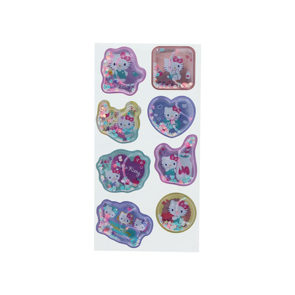 Stationery Hello Kitty Sanrio Characters Puffy S8816182 Sun-Star Stickers, Water-in,