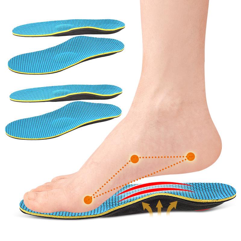 High Arch Insoles for Flat Feet Support and Valgus Correction