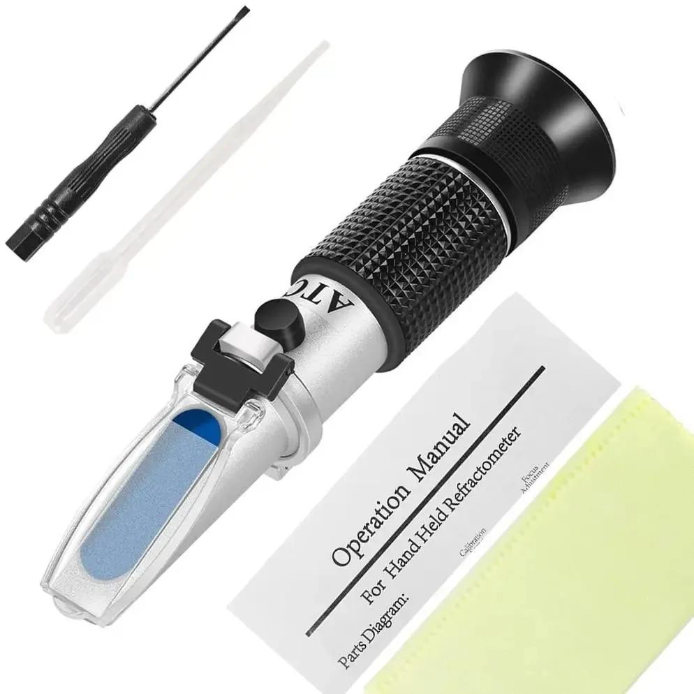 

Портативный рефрактометр для пивоварения, детектор концентрации спирта для бытовых нужд, ручной рефрактометр для фруктового сахара 0-32