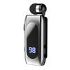 K55 Bluetooth 5.0 Clip-On Retractable Earbuds: Smart, Universal, Ideal for Business and Sports