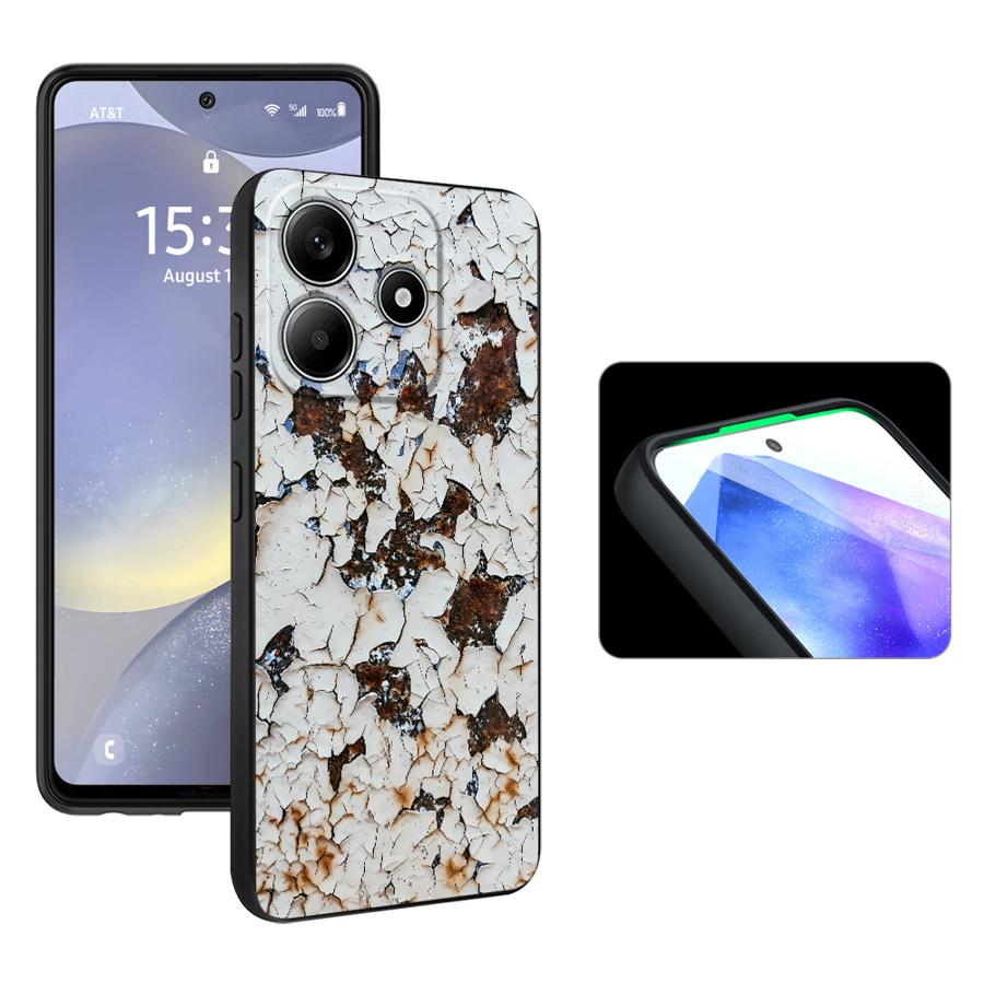 Phone Cover Case for Xiaomi Redmi Note 14 A5 A4 12C 13C K80 K40 11S 14C 9 8 7 12 11 Pro 12S 13 Pro Plus A3 A1 A2 10 Fashion Rust