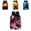 Strapazierfähiger 3D Godzilla King Of The Monsters Rucksack Kinder Schultasche mit klassischem Reiz