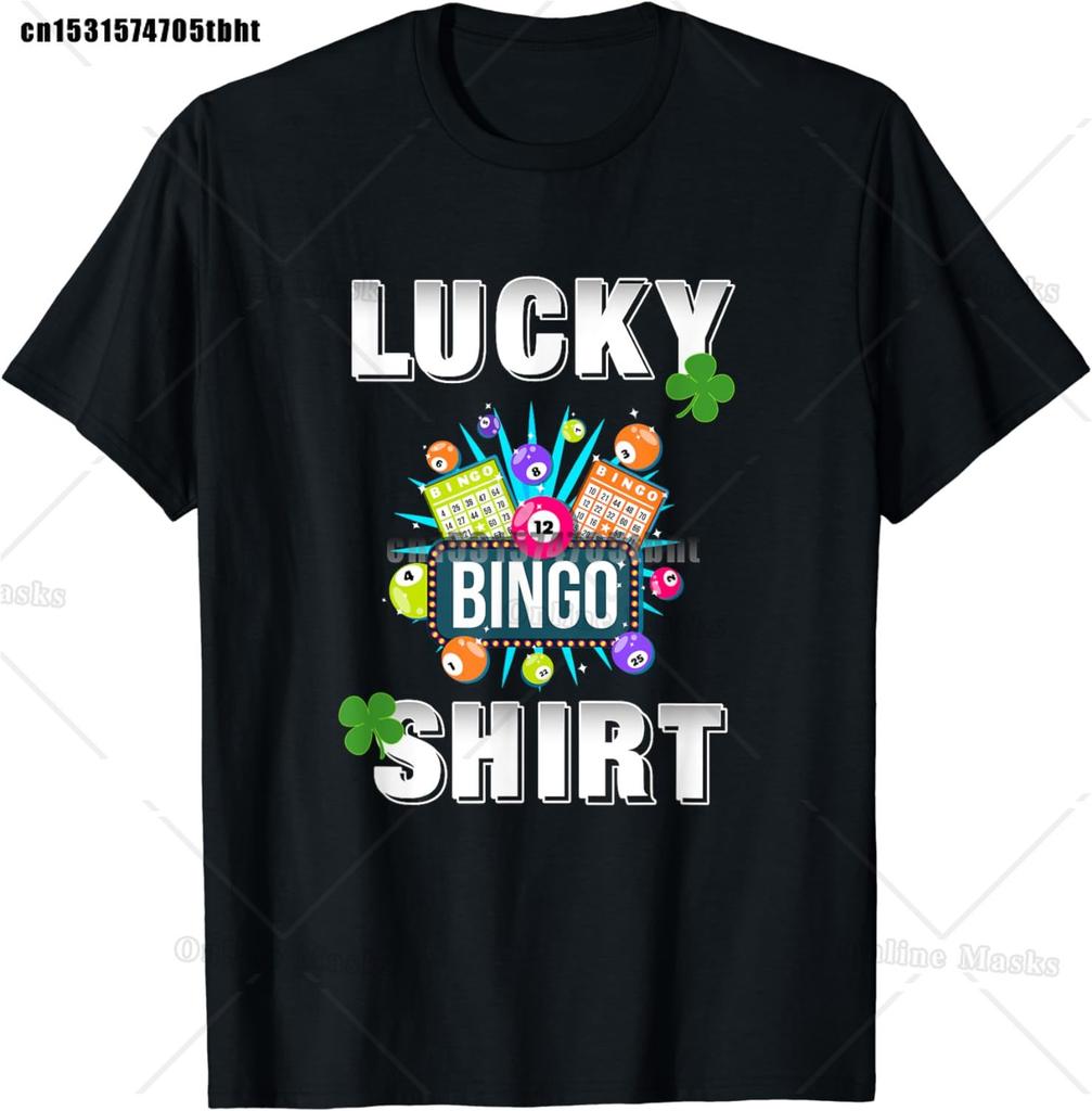 Crazy Bingo Lady Shirt Funny Lucky Bingo Shirt Player Hobby Gambling Bingo Queen TShirt Fashion Street Cotton Tops Tees