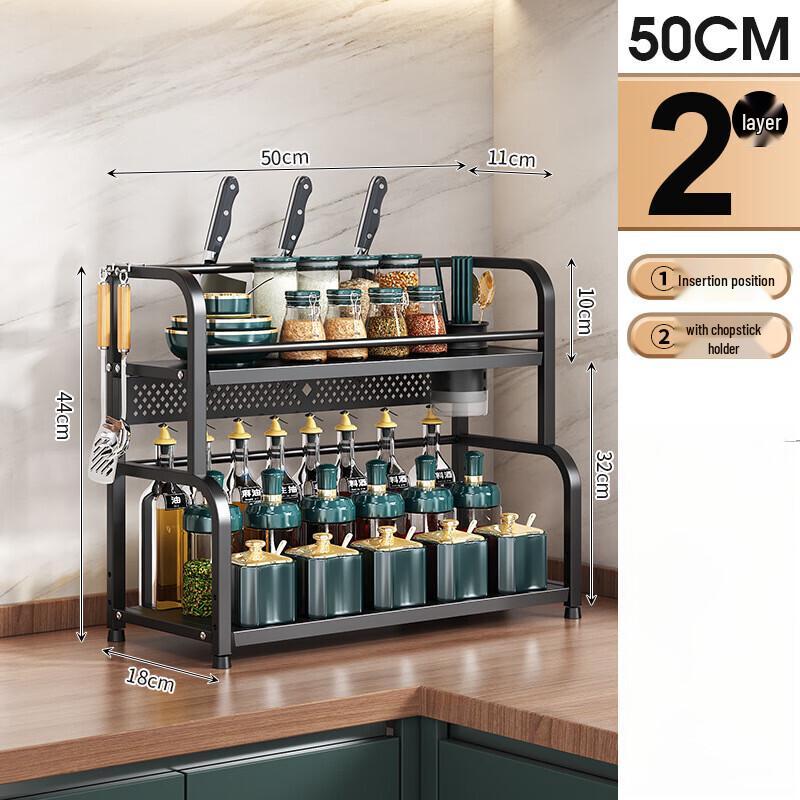 Mingpan Double-Layer Kitchen Seasoning Rack