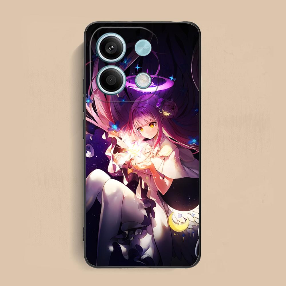 Blue Archive Misono Mika Phone Case for Xiaomi Redmi Note 14 13 12 11 S Pro Plus 4G 5G Colorful Printing Cover Smartphone Luxury