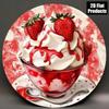 Metal Wall Art Retro Strawberry Ice Cream Decor Kitchen Cafe Home Gift