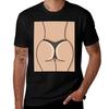 Sexy Unisex Booty Tshirt Simple Casual Short Sleeve Tee