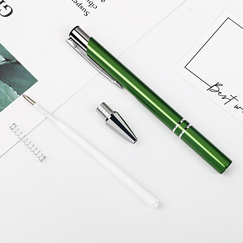 Customized Metal Click Ballpoint Pen with Logo - Oil-Based Ink, Press-Action Design for Promotional Use