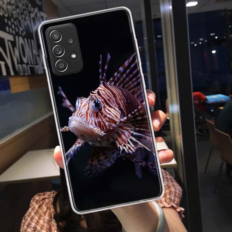 Clown Fish in the Sea or Ocean Phone Case for Samsung A54 A57 A37 A17 A14 A15 A12 A24 A34 A55 A35 A25 A52S A07 A05S A04S A22 A32