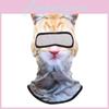3d Animal Pattern Face Mask With Sun Protection For Outdoor Water Activities