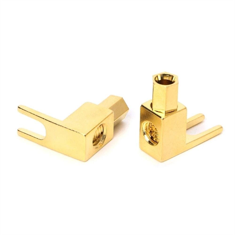 Y Type Speaker Cable Connector Spade Plug Connector Plug Banana to Spade Adapte U Spade Connector
