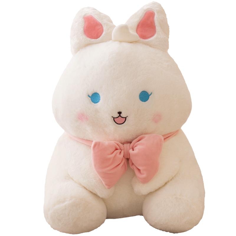 

35/55 см милый кролик плюшевая игрушка прекрасный чучело пушистый кролик плюшевые игрушки успокаивающая кукла подарки на день рождения для девочек 35cm