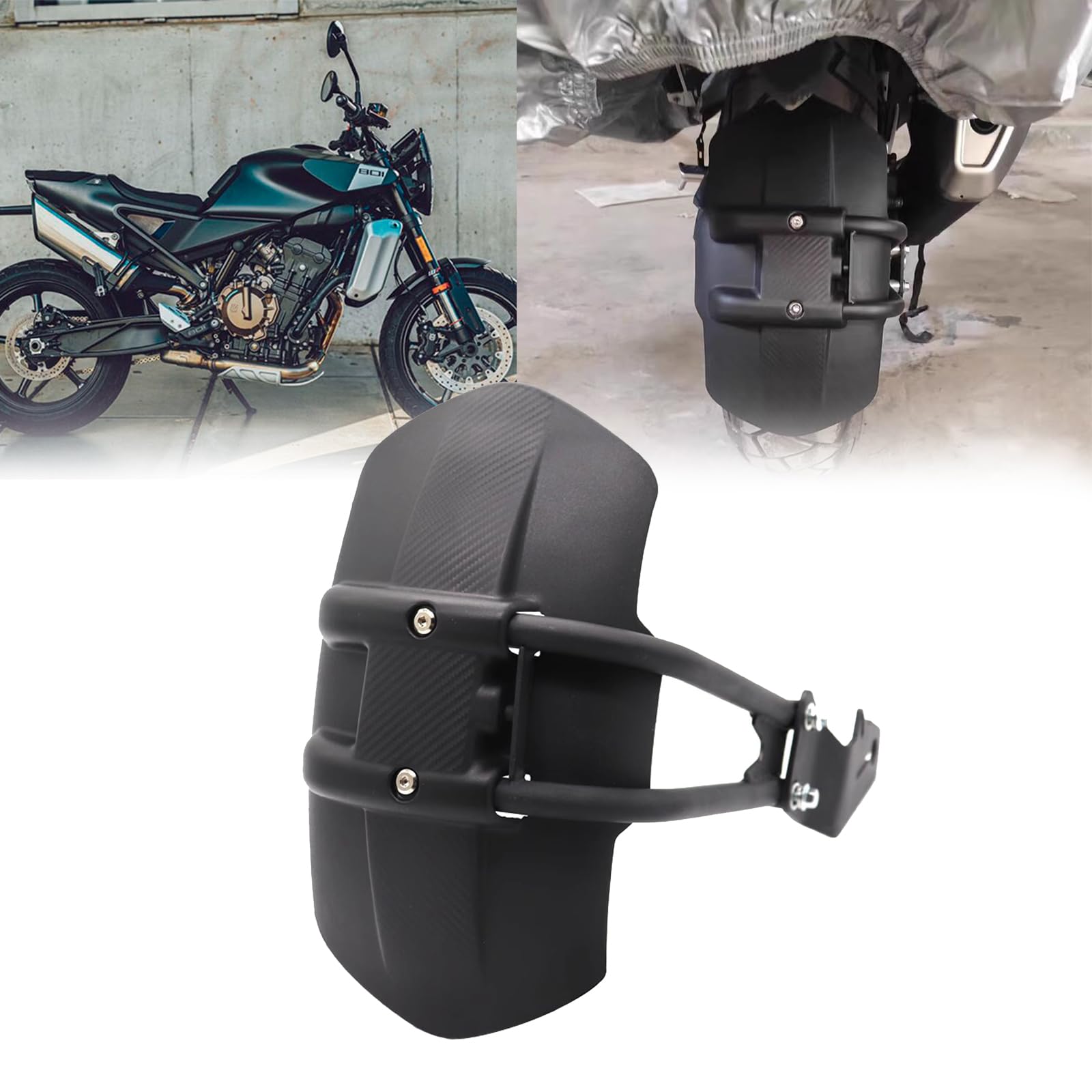 

HJSYYDS FOR Svartpilen 801 Subaru Pyrene 801 2024+ Rear Fender Wheel Mud Guard Splash