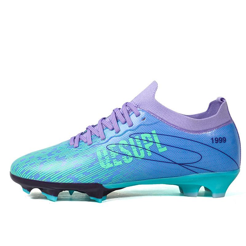 

2025 Flying stitch high-end football shoes men s and women s broken nails and spikes boys elementary school students adult student competition sports 35