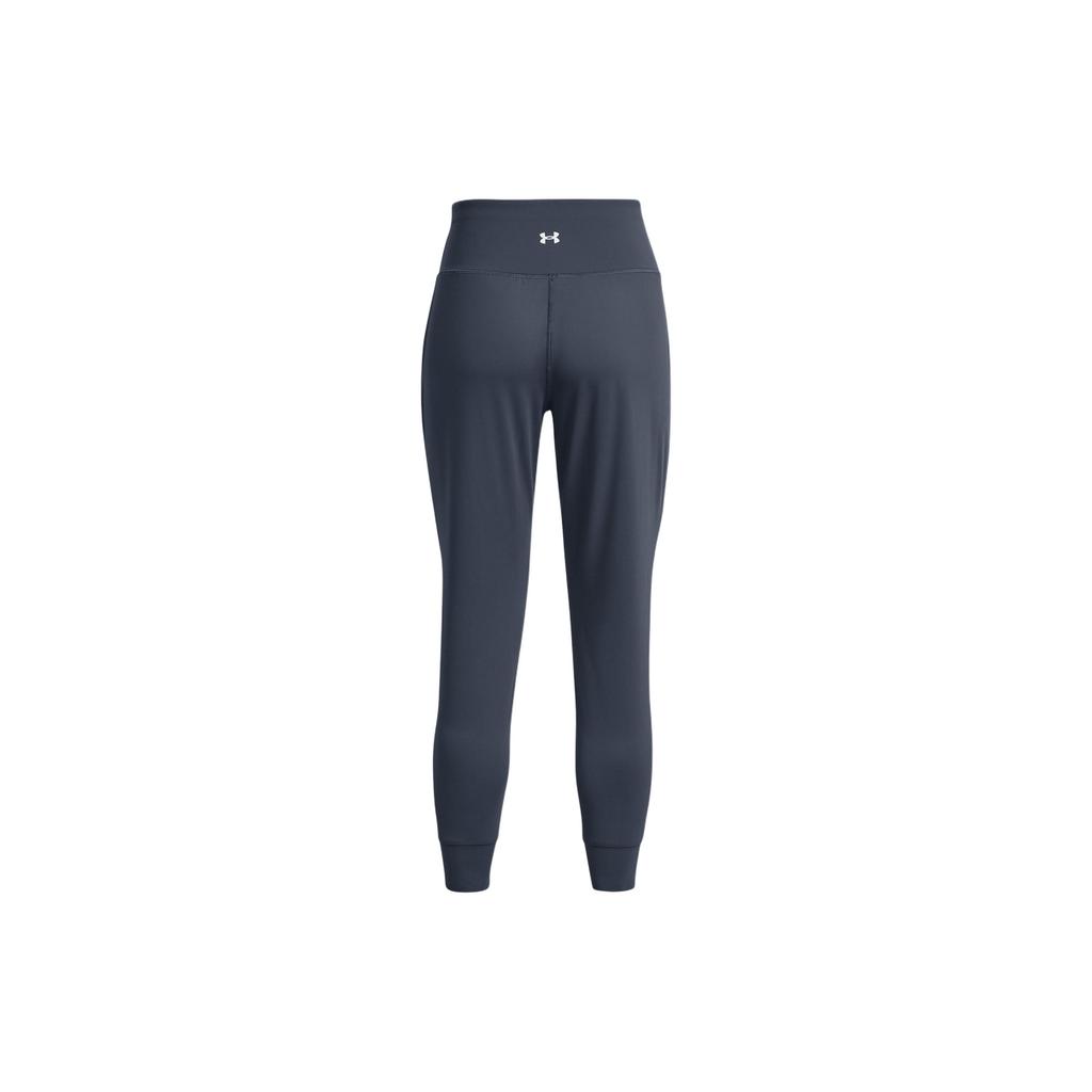 Under Armour UA Meridian Solid Quick-Dry High-Waisted Slim-Fit Knit Sports Pants Women Bottoms Slate-Gray 1371021-044