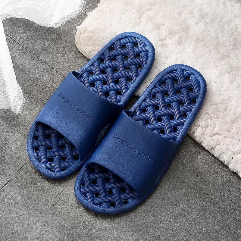 Bathroom leaking slippers hotel home couple simple home bath bathroom hollow nonslip hotel shoe support men