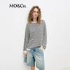 MO&Co. Spring Knitted Pullover with Linen Blend