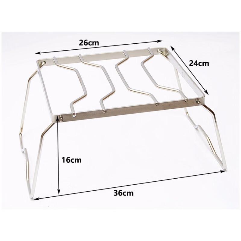 CENLOON Portable Stainless Steel Camping Grill & Stove Stand