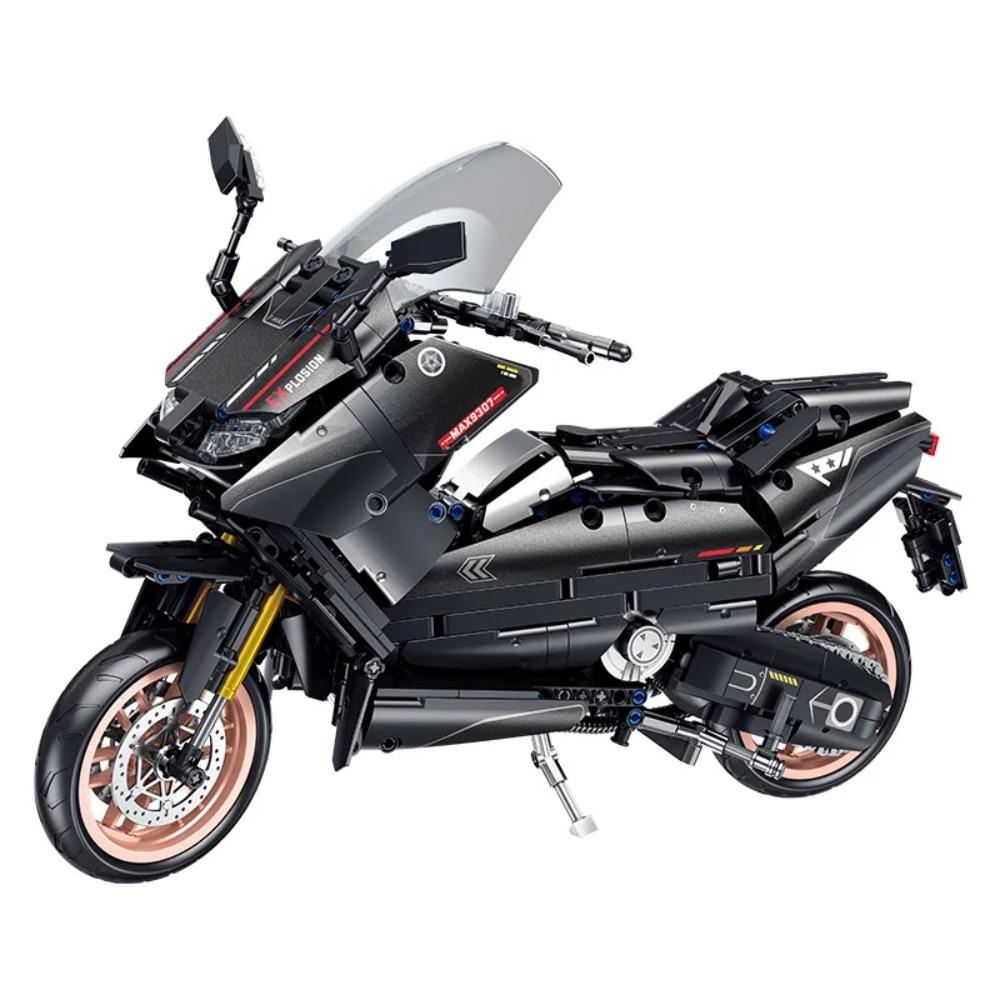 1282pcs Technical Super Speed T-MAX Motorcycle