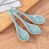 Zhi Shi Large Long Handle Bone China Soup Spoon
