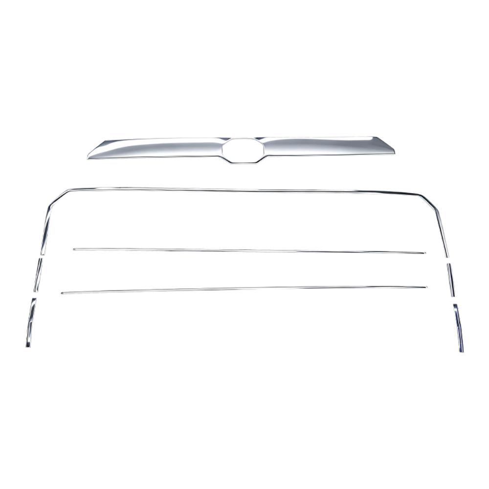 For Toyota RAV4 2026-2028 Front Grille Hood StainlessSteel Trim Strip Chrome Decorative Cover Exterior Accessories Style Upgrade