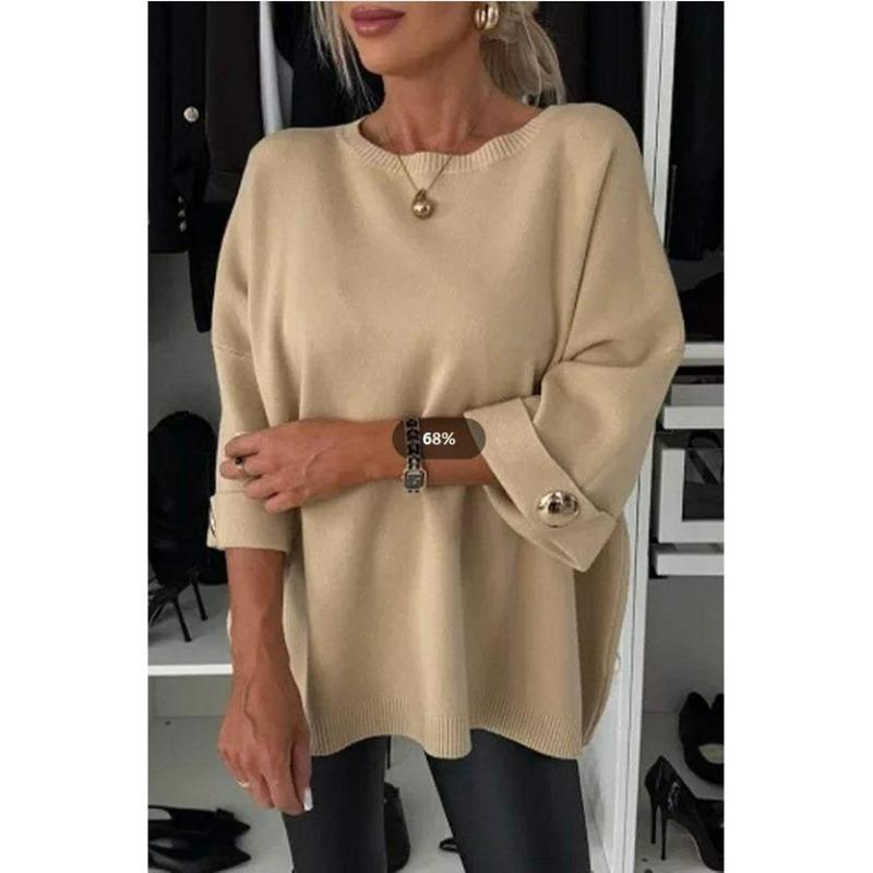 2026 European & American Women's Autumn Round Neck Casual Top