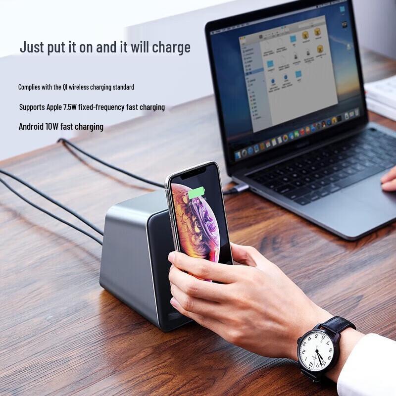 Ugreen USB-C Multiport Hub with 4K HDMI, PD, Ethernet & Wireless Charging