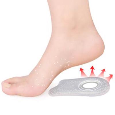 1 Paar weiche Silikon-Gel-Einlegesohlen, Fersenkissen, Sohlen, Schmerzlinderung, unterstützende Schuhpolster
