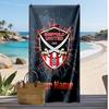 Sheffield United FC Personalisiertes Bedrucktes Strandtuch Fußballlogo Unterstützung Benutzerdefinierter Name Text Absorbierendes Handtuch für Sport Reisen Besonderes Geschenk