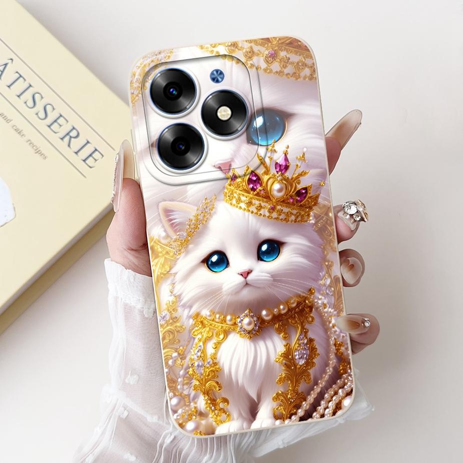 For Tecno Spark 20C Case Spark20 Pro KJ6 New Fashion Candy Painted Cover Shockproof Phone Case For Tecno Spark 20 Pro Plus Shell