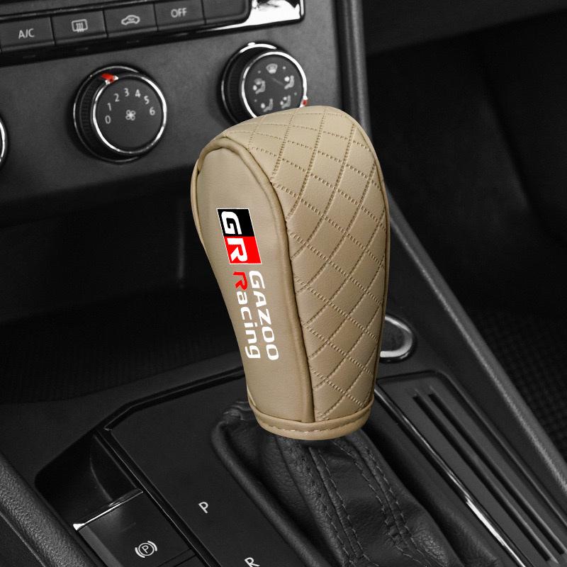 Bil Gearskifte Dæksel Manuelt Læder Automatgear Til Toyota GR Gazoo Racing Toyota Yaris Hilux Corolla Prius Tilbehør