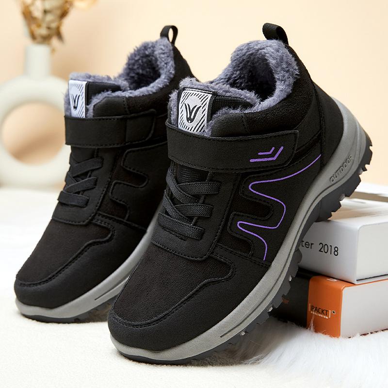 Women's Snow Boots Fur Lined Warm Ankle Boot Waterproof Anti-Slip Winter Outdoor Shoes for Women Lace-Up Walking Sneakers Trekking Hiking Booties