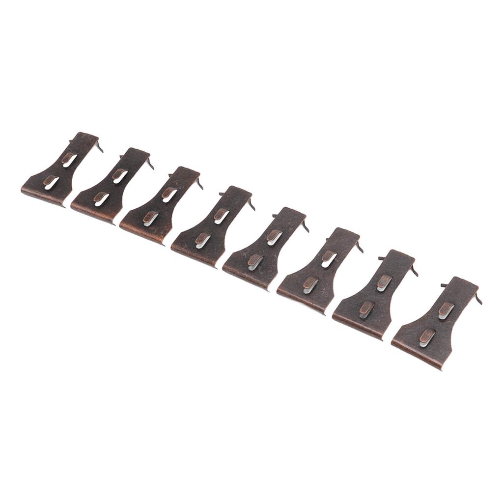 8Pcs Brick Hook Clips Steel Brick Hanger Fits Standard Size Bricks 2 1 4 Inch to 2 3 8 Inch in Height