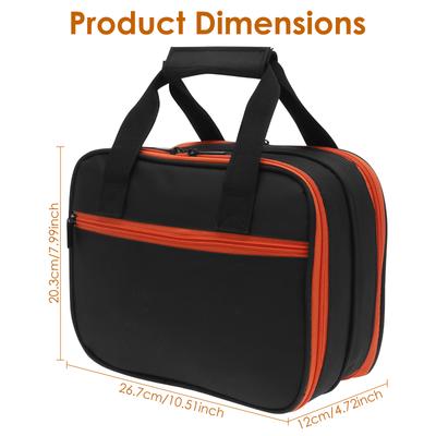 Zweilagiges Design Elektrowerkzeugtasche Stromkreistester Tragetasche für ET310/80101 Tragbar Große Kapazität Reise-Tragetasche