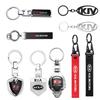 1PCS  3D Metal Styling Car Keychain Keyrings Decoration For Kia Sportage Rio 3 Soul Picanto EV6 Cerato Niro Telluride Sorento xmwcj44