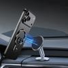 Thin Portable Foldable Magnetic Phone Holder 360 Rotation Aluminum Phone Stand Simple Installation for Magnetic Devices