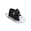 Adidas Originals 360 Sandals Cushioning Low top Toddler Shoes Black White Infant And Toddler EG5711