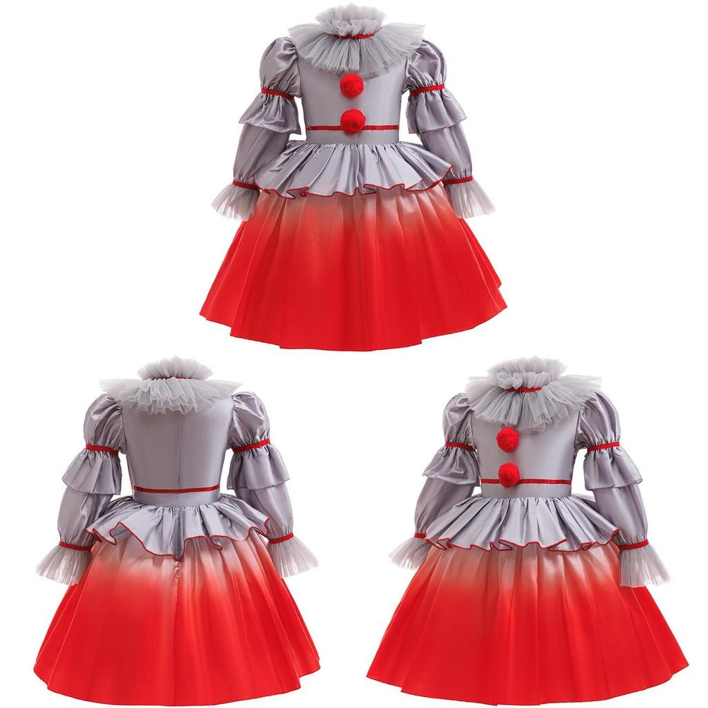It Cosplay Costume Dress For Kids Halloween Party Dress Up Performance Stage