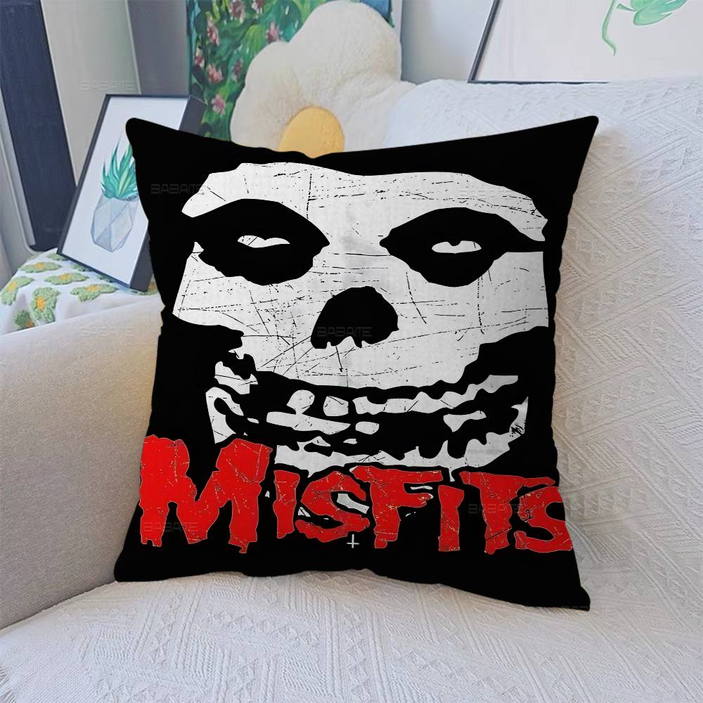 Heavy Metal Misfits Band pillow cover sofa cushion cover home room decoration children gift