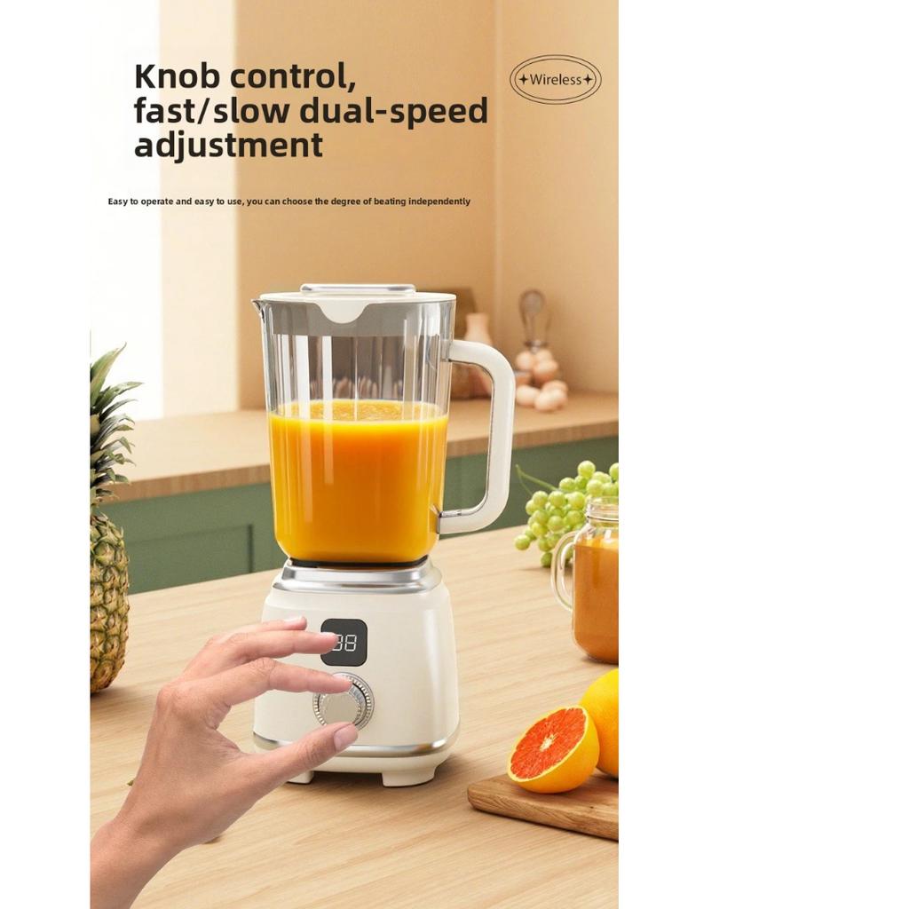 Portable Juicer Cup Electric Blender, Multifunctional Fruit Vegetable Juicer, Ice Crushing Smoothie Maker for Home Use