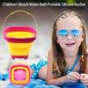 One Folding Bucket, Beach Water Play And Snowman-Making Toy, Multi-Functional Sand Digging Bucket And Snow Container, Essential