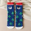 Fashion Design Korean Style Duck Deer Coral Fleece Socks Christmas Hosiery Women Socks Floor Socks