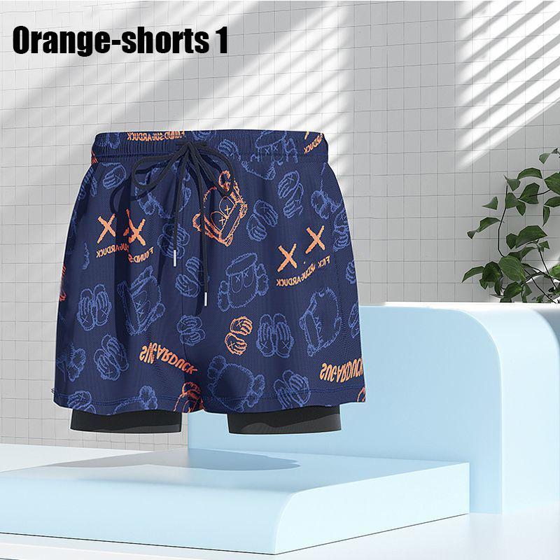 (L-5XL)Badebukser for menn Anti forlegenhet Løs raskt tørr badeshorts for menn ved sjøen Badedrakt Hot Spring Badetøy