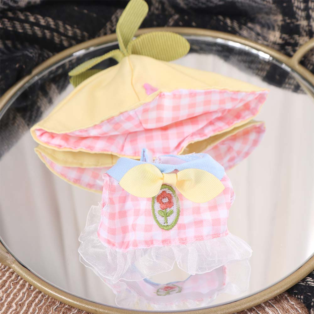 Soft Cotton Plush Doll Outfit Cartoon Design Mini Doll Clothes Cotton Doll Rompers  Doll Dressing