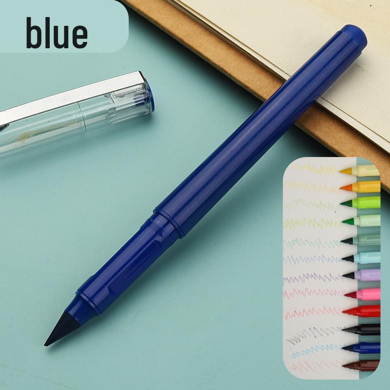 Erasable Posture Correcting Eternal Pencil - 12 Colors, No Sharpening Needed, Durable Lead, Perfect for Kids' Drawing.