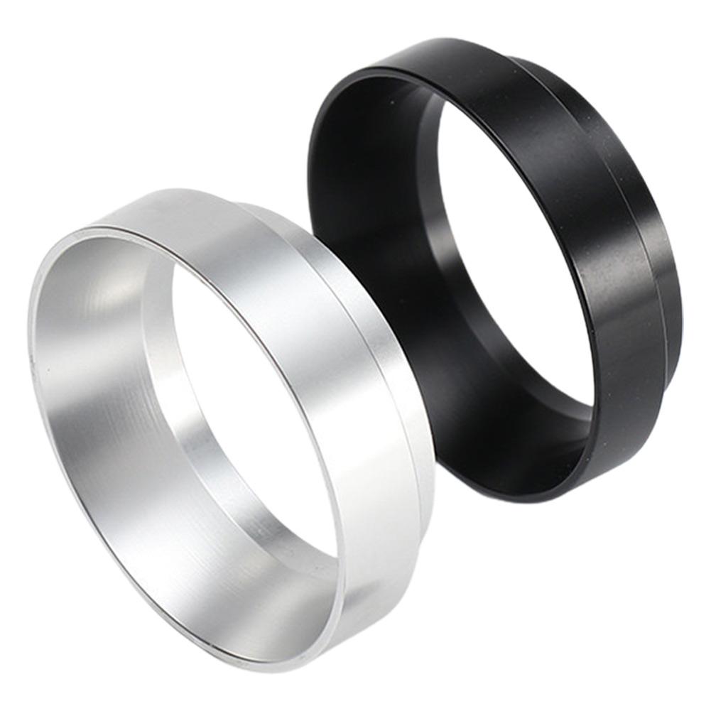 Anello Dosatore Per Caffè 58mm In Lega Alluminio Nero: Pressa Per Distribuzione Uniforme